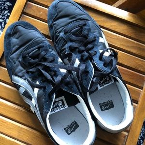 onitsuka tiger, navy, size 10